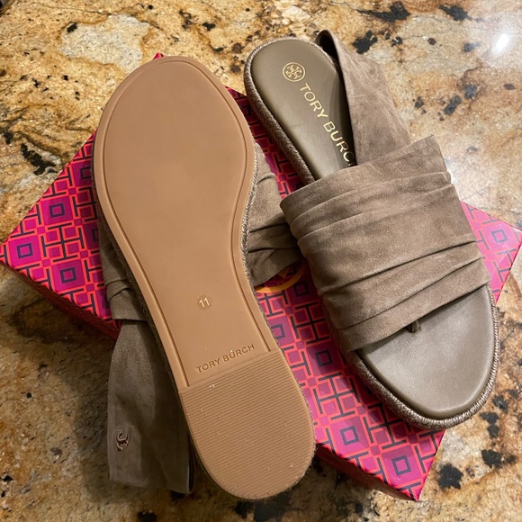 Tory Burch Suede Slingback Espadrille 